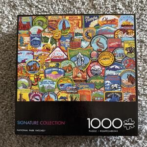 Buffalo Signature Collection 1000 PIECE Jigsaw Puzzle National Park Patches